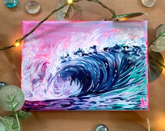 Pastel Radical Wave Painting