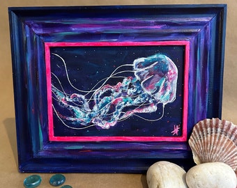 Framed Cosmic Jellyfish