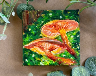 Forest Mushroom - Small Square