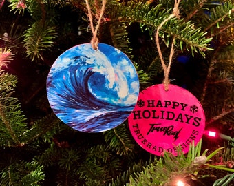 Holiday Ornaments (Pink)