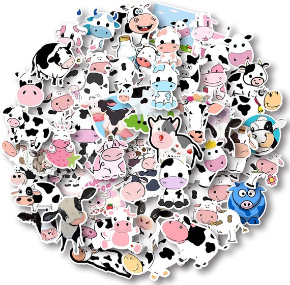 20/30/50pcs Cute Cow Stickers for Kids Gifts for Kids Party - Etsy