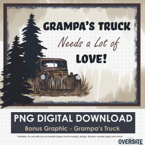 Grampa's Truck - Diseño Gráfico (Descarga Digital)