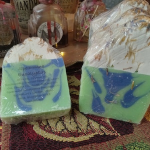 Eucalyptus soap, Spearmint, artisan soap, handmade soap, natural soap, soothing, handmade gift image 1