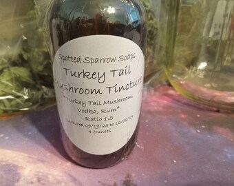 Turkeytail Mushroom Tincture, mushroom tincture