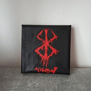 Berserk Manga Handpainted Canvas Decoration