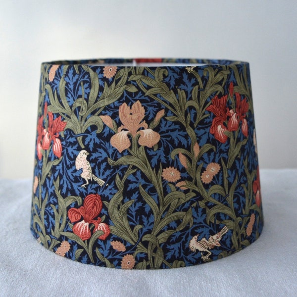 Single Decorative lampshade, floral pattern lampshade, art nouveau pattern lampshade, 4 in stock, handcrafted