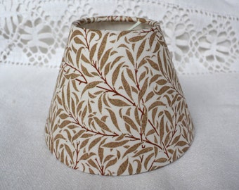 Single Lampshade decorative, lampshade floral, leafs pattern, handcrafted