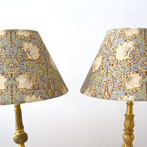 Paar Lampenschirme, dekorative Lampenschirme Blumenmuster Jugendstil