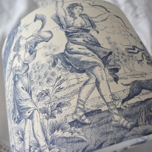 Tole De Jouy Dane Rose N Percale - Etsy