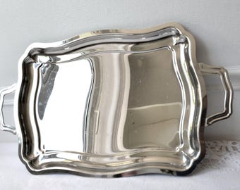 Vintage tray stainless steel