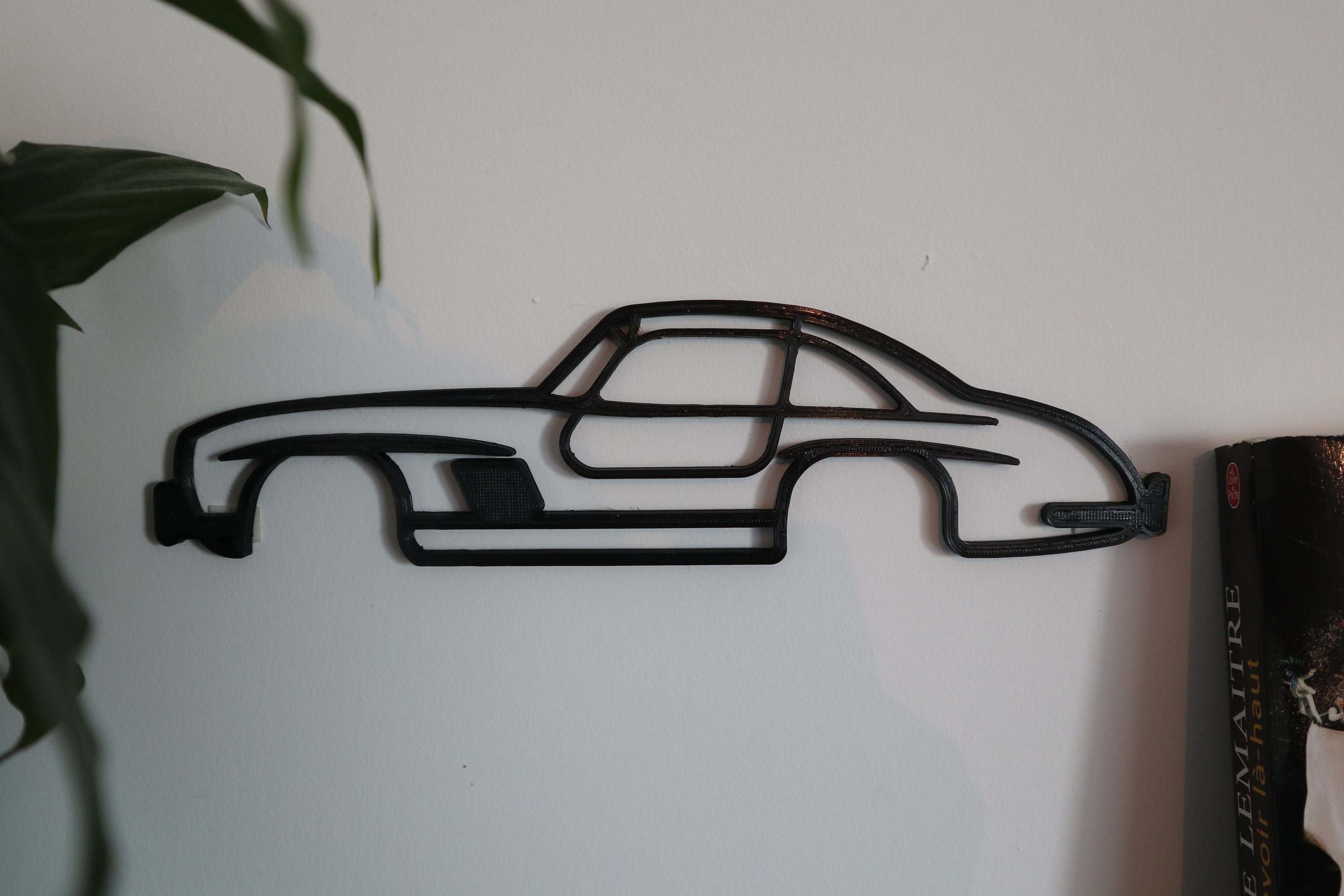 Silhouette Mercedes 300 Sl Gullwing Minimaliste