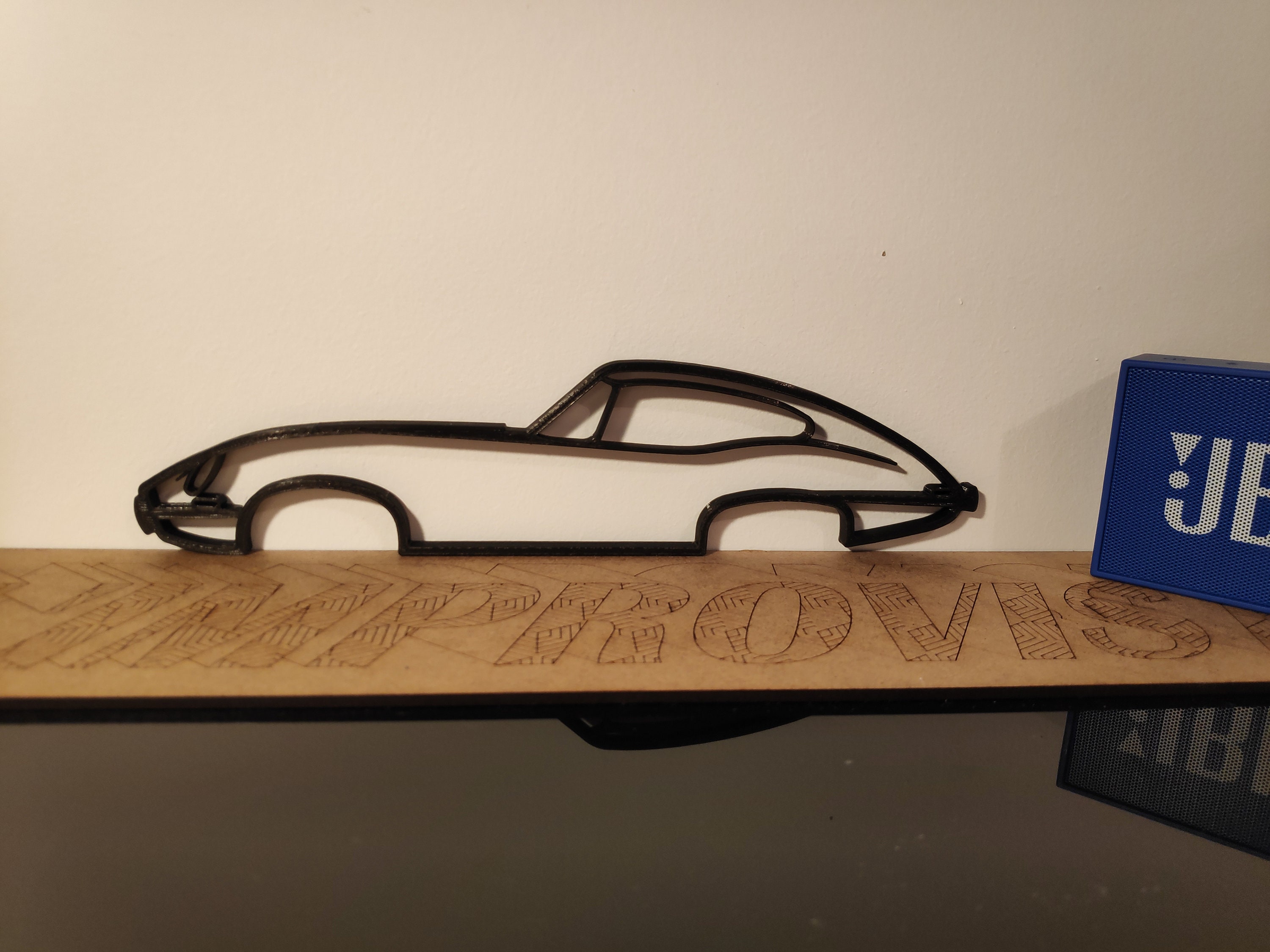 Silhouette Jaguar Type-E Minimaliste