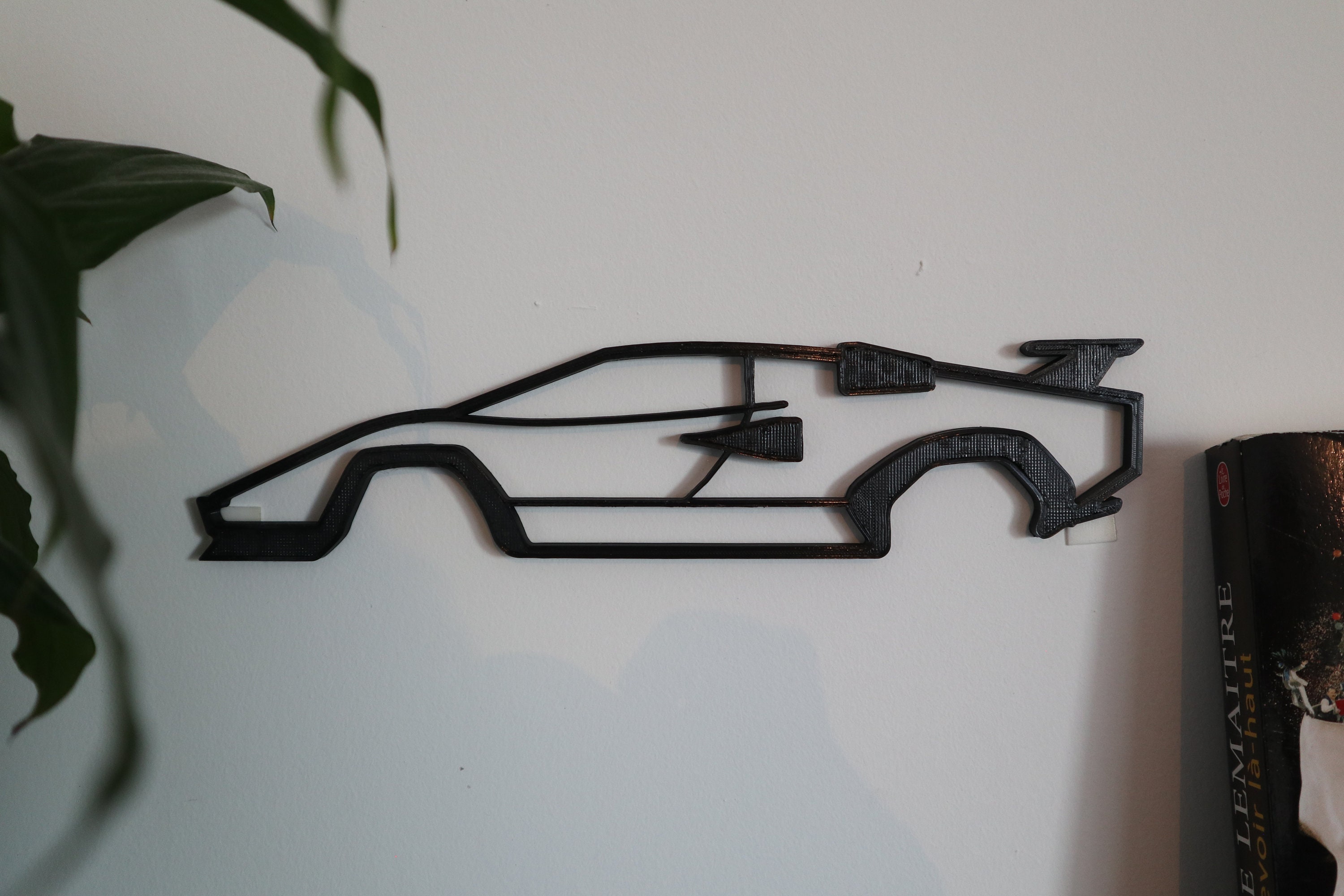 Silhouette Lamborghini Countach Minimaliste