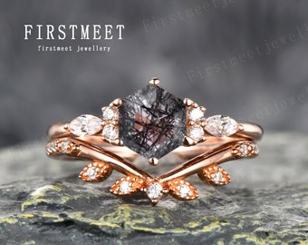 Sterling Silver Solitaire Ring With Natural Amethyst – Octagon Cut, Minimalist Women's Ring