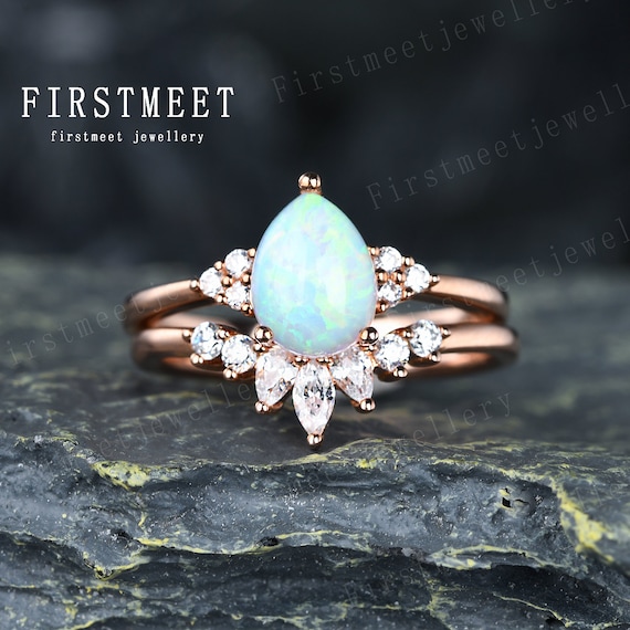 Etsy vintage opal sale ring