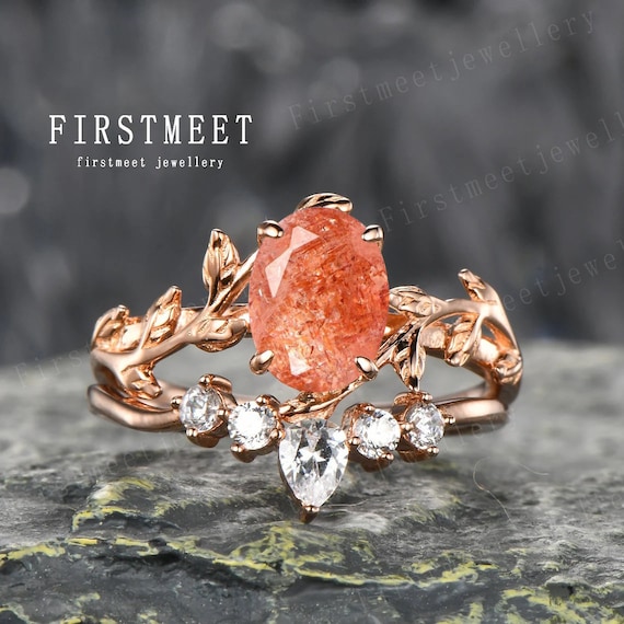 Sunstone wedding hotsell ring