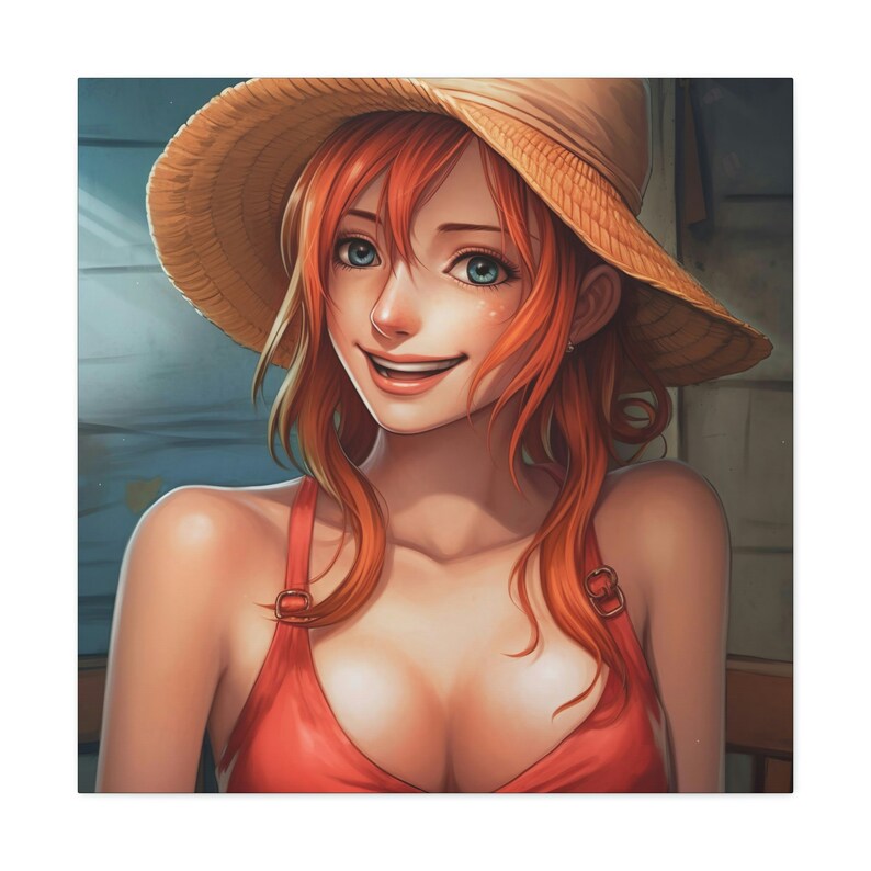 One Piece Poster Nami Poster Nami Bikini One Piece Nami Etsy