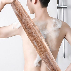 African Net Long Bath Body Exfoliating Long Net Shower Body Scrub Back Scrubber Skin Smoother Beauty Skin Bath