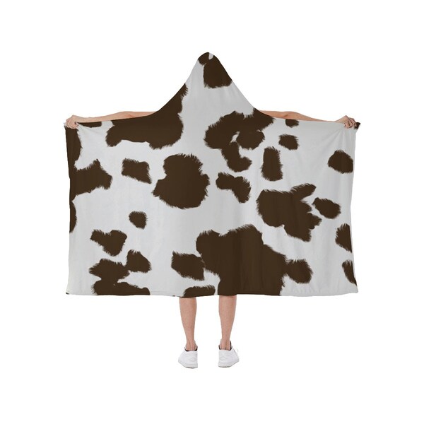 Cow Hooded Blanket Etsy