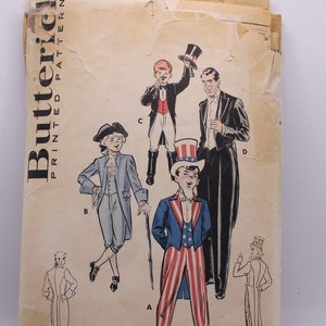 Butterick 6550, 1950s Boys Sewing Pattern