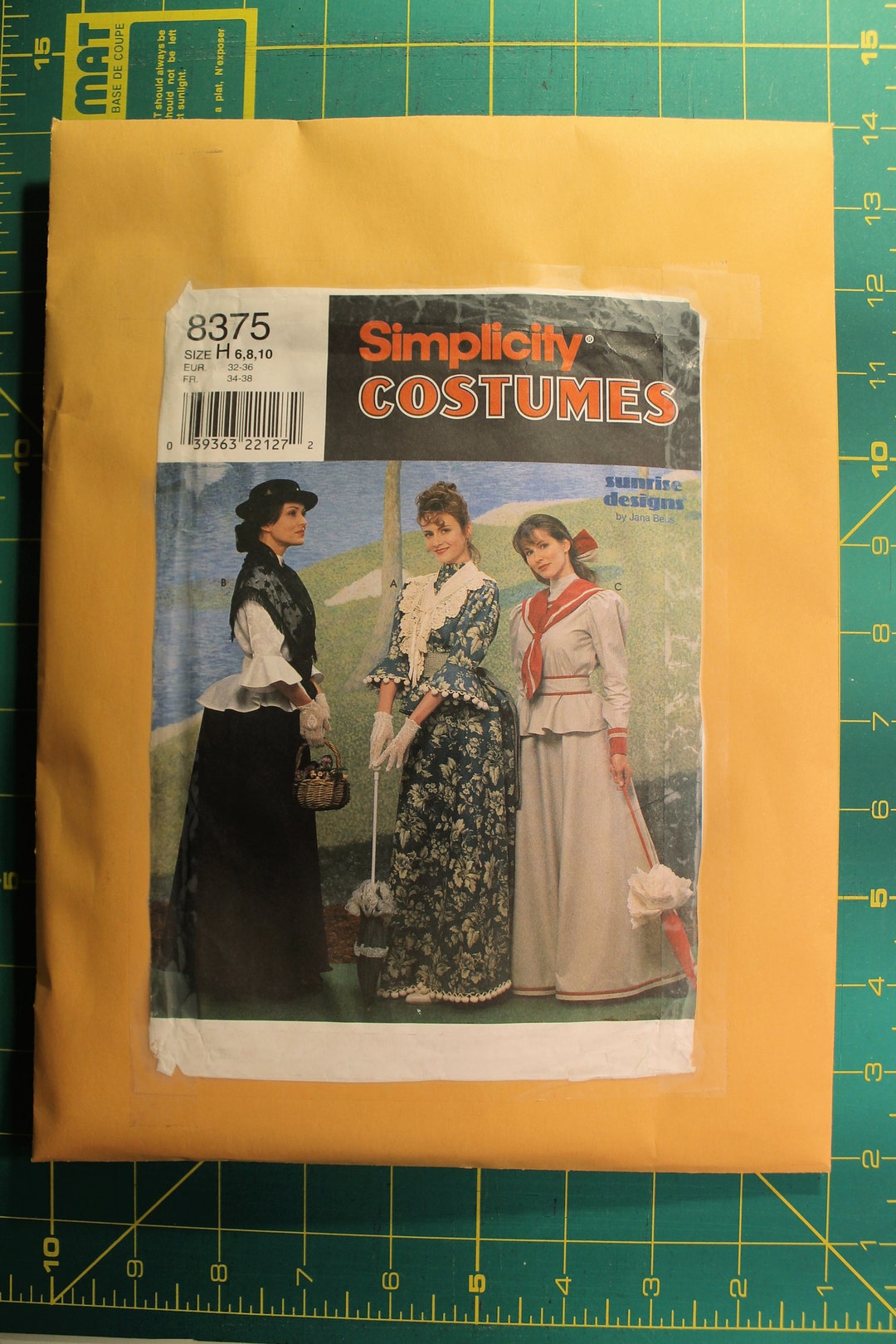 Simplicity 8375 Victorian Dress Pattern Bustle Pattern Etsy