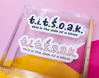 Sparkly Vampire Quote Stickers: TITSOAK, BWTHHYBL, Hoa Hoa Hoa