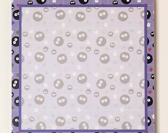 Soot Sprite Notepad | Ghibli Theme, To Do List (50 Sheets)