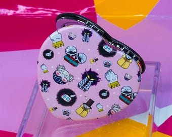 Chibi Villain Heart Compact Mirror | Anime MHA BNHA