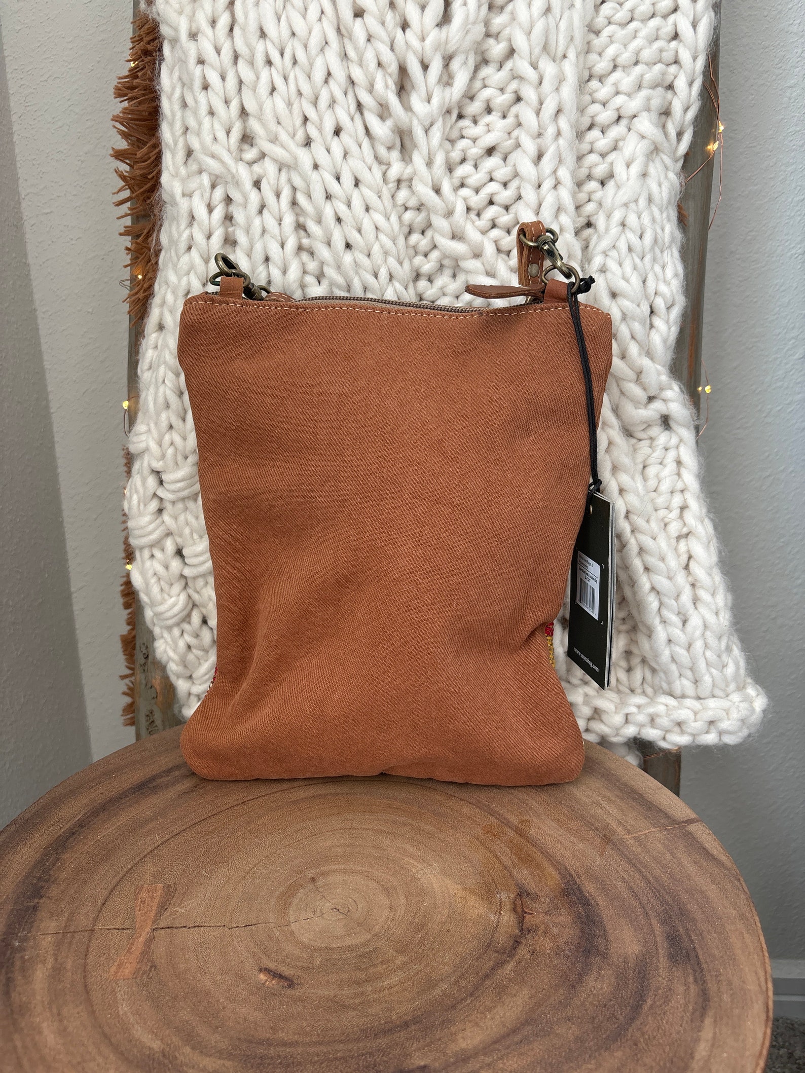 MYRA CHEYENNE PEAKS CROSSBODY BAG IN DUSTY OLIVE