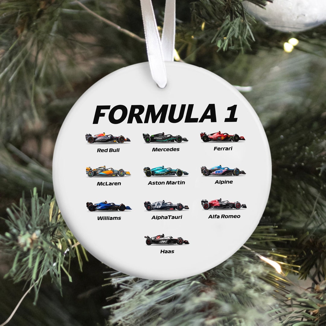 Formula 1 Christmas Ornament 2023 Racing Car F1 Christmas Etsy