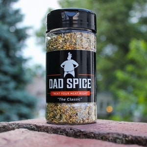 Dad Spice Classic Seasoning ~ 1 Idea, 2 Spicy Dads, 8 Simple Ingredients