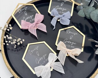 Wedding Magnet, Wedding Favors, Engagement Favors, Anniversary Favors, Plexiglass Magnet, Luxury Wedding, Luxury Favors, Wedding Sign