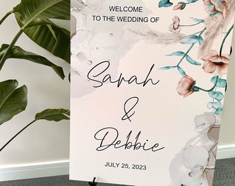 Wedding Sign, Wedding Welcome Sign, Welcome Sign, Luxury Wedding Decor, Event Decor