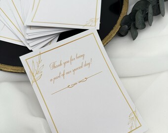 Thank You Card, Wedding Card, Wedding Thank You Card, Party Card, Event Card