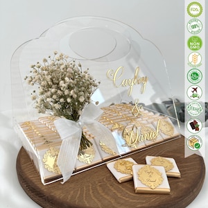 Clear Bag Chocolate, Wedding Favors, Engagement Chocolate, Wedding Chocolate, Luxury Chocolate, High Quality Chocolate