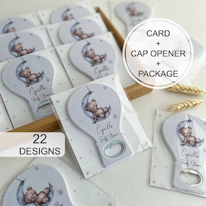 Magnete regalo personalizzato per baby shower, apribottiglie, evento di compleanno o battesimo, apribottiglie per baby shower, baby shower