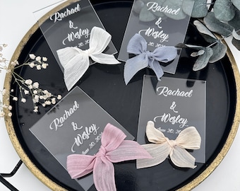Transparent Wedding Magnet, Wedding Favors, Engagement Favors, Anniversary Favors, Plexiglass Magnet, Luxury Wedding, Luxury Favors