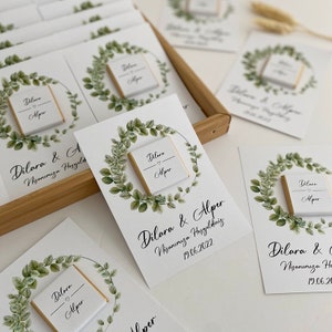 Chocolate de boda, obsequios de boda, obsequios de compromiso de chocolate, chocolate para invitados, tarjeta de chocolate