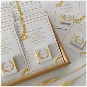 Chocolat de mariage, Cadeaux de mariage, Chocolat de cadeaux de fiançailles, Chocolat pour les invités, Chocolat en carte