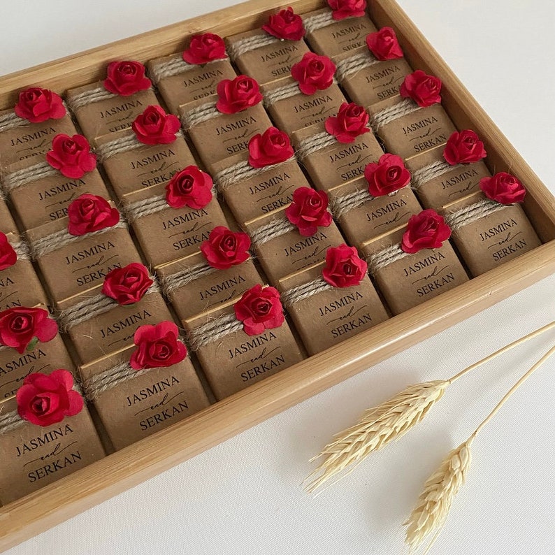 Wedding Favors Chocolate Wedding Favors Engagement Etsy