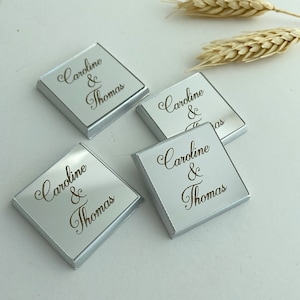 Wedding Favors Chocolate, Wedding Favors, Engagement Chocolate, Wedding Chocolate, Customized Chocolate, Plexiglass Chocolate image 6