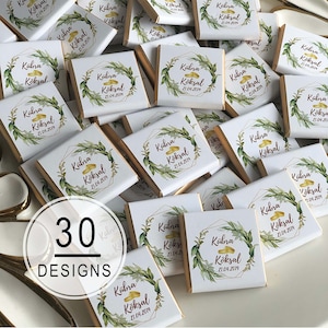 Wedding Chocolate, Wedding Favors, Baby Favors Chocolate, Customized Chocolate