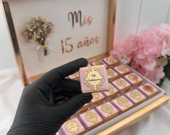 Cadeau voor quinceanera, quinceanera, mis kweepeer, gunst voor quinceanera, feestcadeau quinceanera, cadeau quinceanera, snoep 15, mis 15 jaar