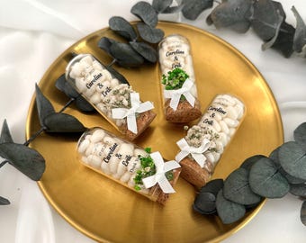 Bonbons dragée coeur blanc, cadeaux de mariage, cadeaux de fiançailles, cadeaux personnalisés, cadeaux de remerciement, cadeau pour invité, cadeaux rustiques