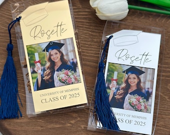 Graduation Party Favors Gift Magnet, Graduation Favors With Photos, Personalized Grad Keepsake