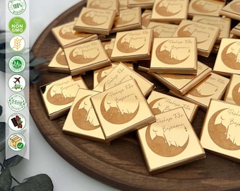 Chocolate Treats For The Eid, Personalized Eid Chocolate, Ramadan Kareem, Ramadan Mubarak, Eid Mubarak, High Quality Milk Chocolate