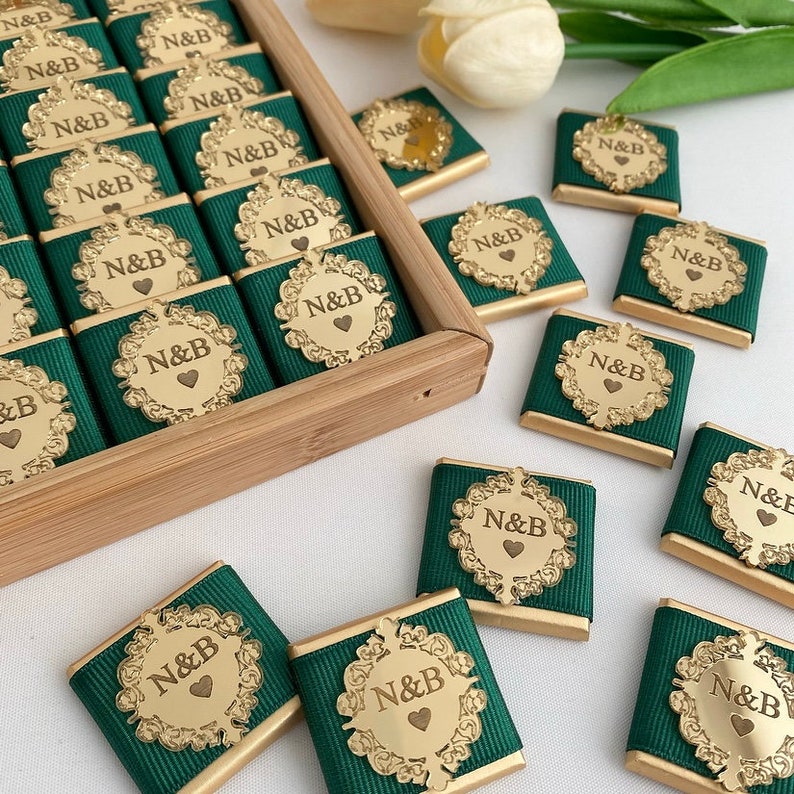 Wedding Favors Chocolate, Wedding Favors, Engagement Chocolate, Wedding Chocolate, Luxury Chocolate image 3