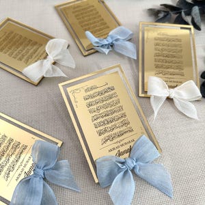 Islamische Gefälligkeiten, Ayetel Kursi Magnet, İslamic Geschenk Hochzeitsmagnet, Hochzeitsbevorzugungen, Luxusbevorzugungen, Aqiqah Mubarak, Nikah Mubarak, Sunnah Geschenk