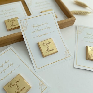 Wedding Chocolate, Wedding Favors, Engagement Favors Chocolate, Chocolate For Guests, Card Chocolate