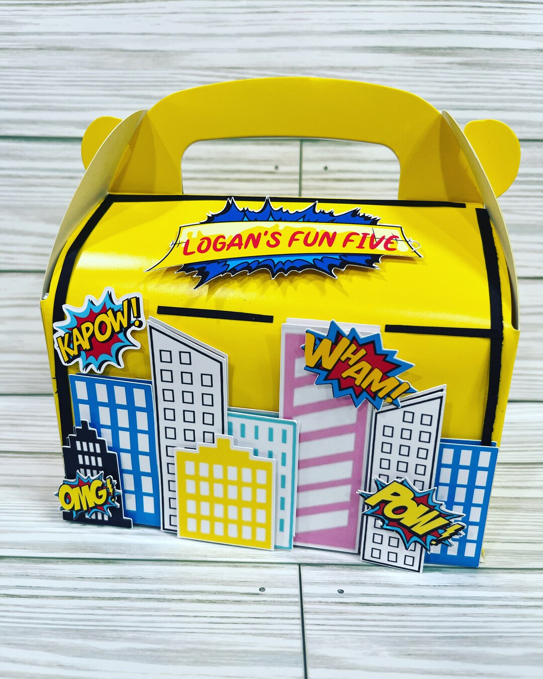 Custom Party Favor Box, Boxes for Favors, Birthday Supplies, Birthday Boxes, Party Decoration